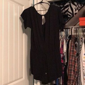 Black Sabo Skirt Black Romper